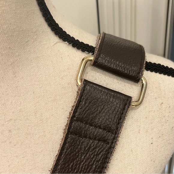 Charmes’ Red Leather Snakeskin Slouch Hobo Shoulder Bag Brown Strap - Picture 10 of 12